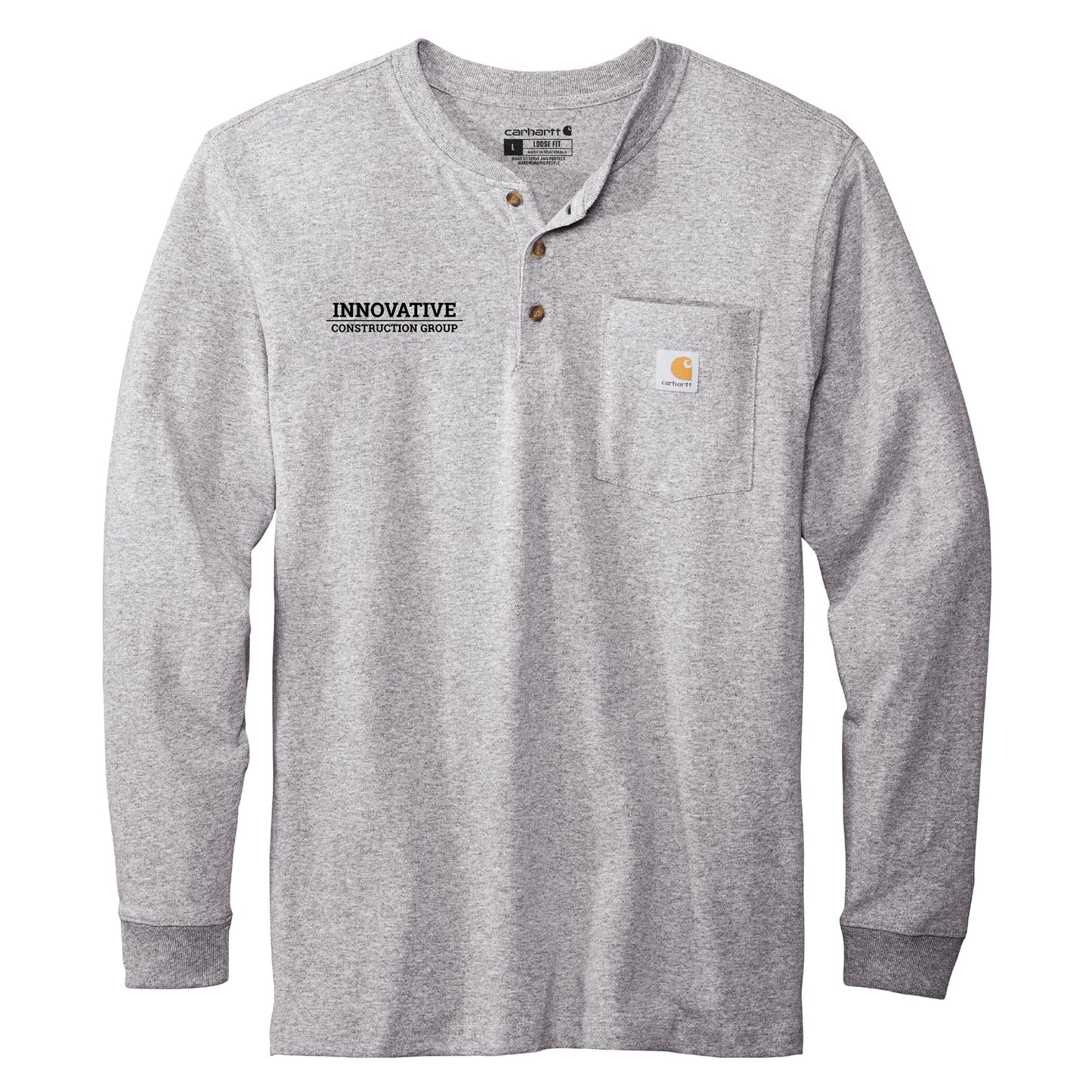 Carhartt® Long Sleeve Henley T-Shirt