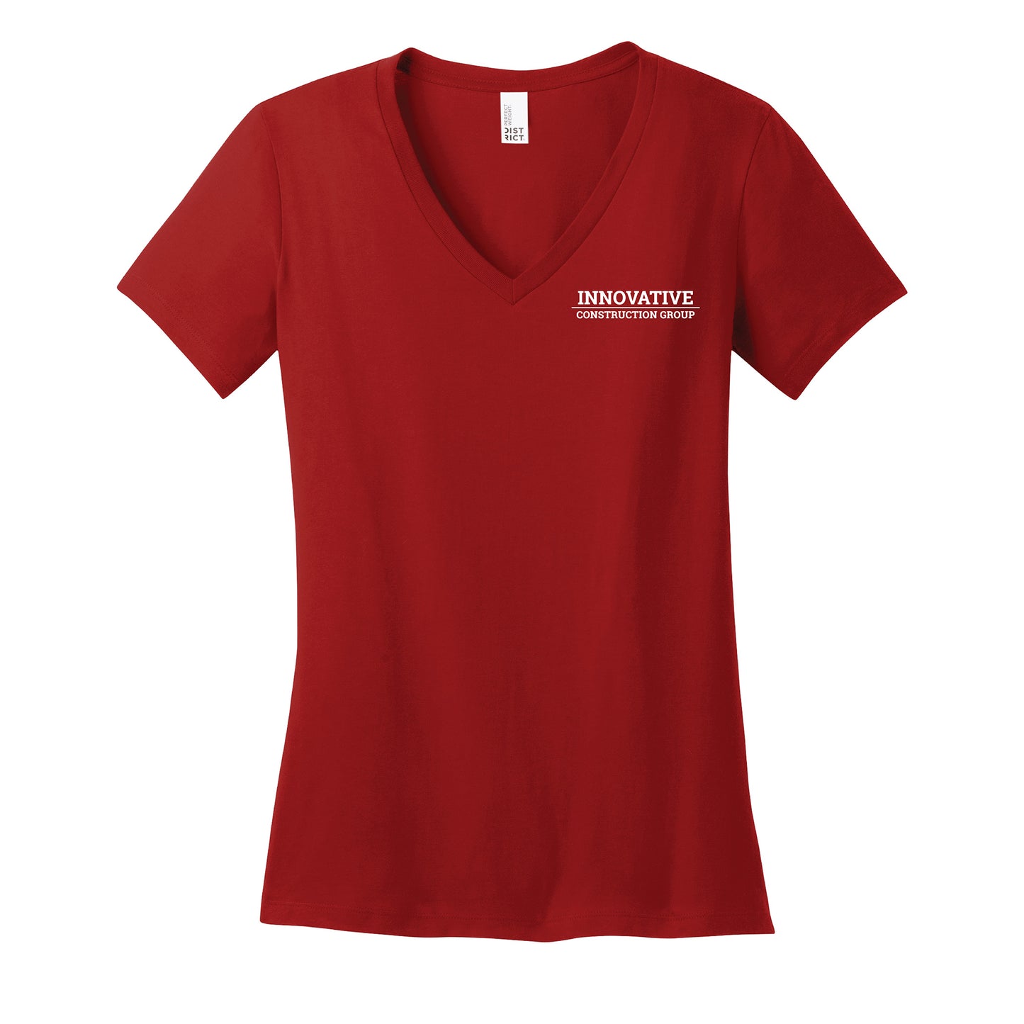 District ® Ladies' Perfect Weight ® 100% Cotton V-Neck Tee