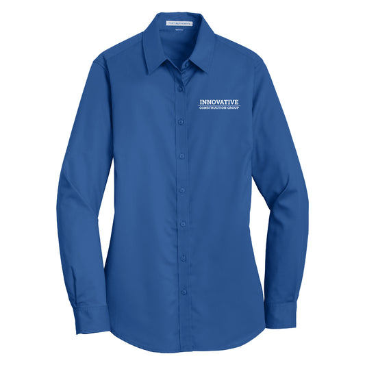 Port Authority® Ladies SuperPro™ Twill Shirt