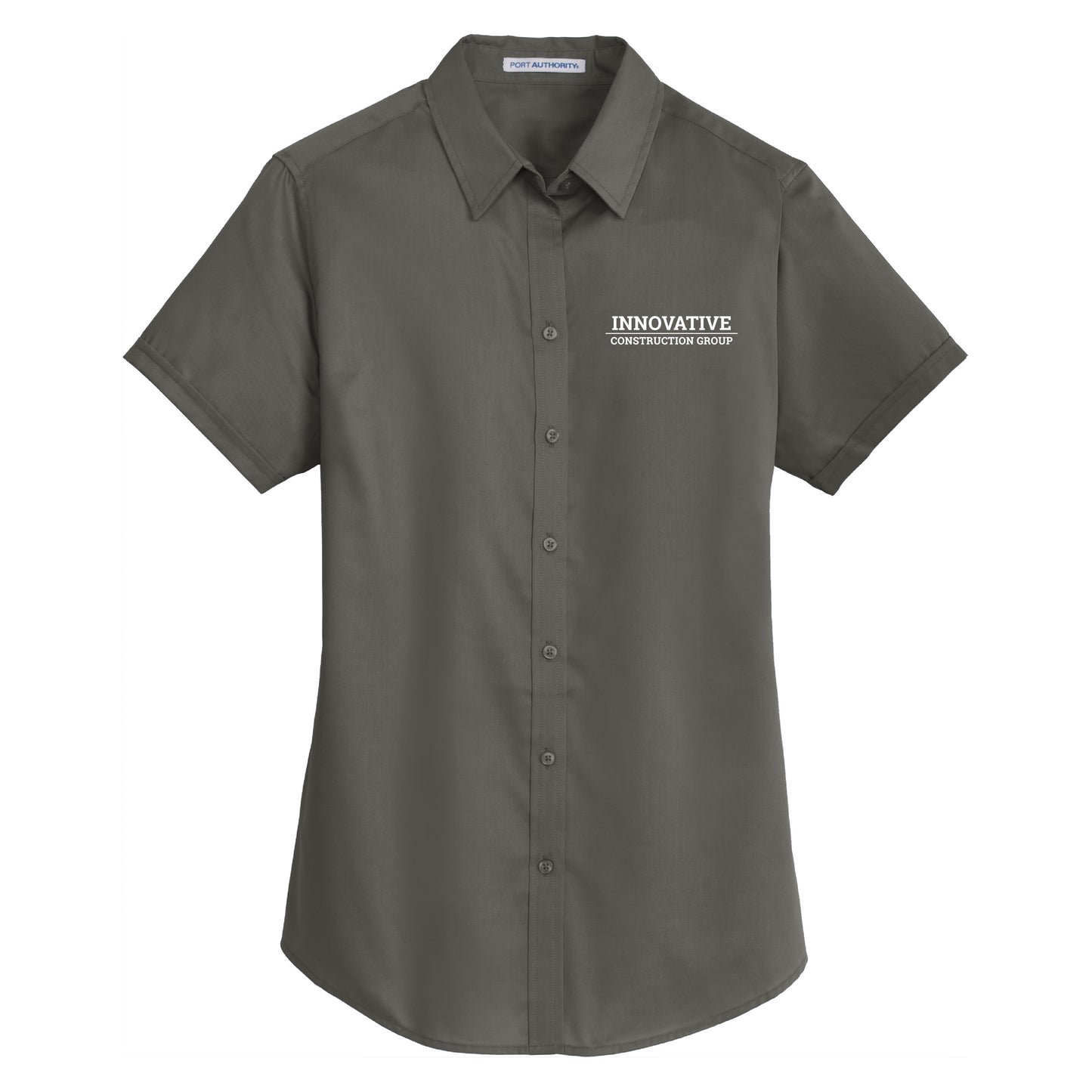 Port Authority® Ladies Short Sleeve SuperPro™ Twill Shirt