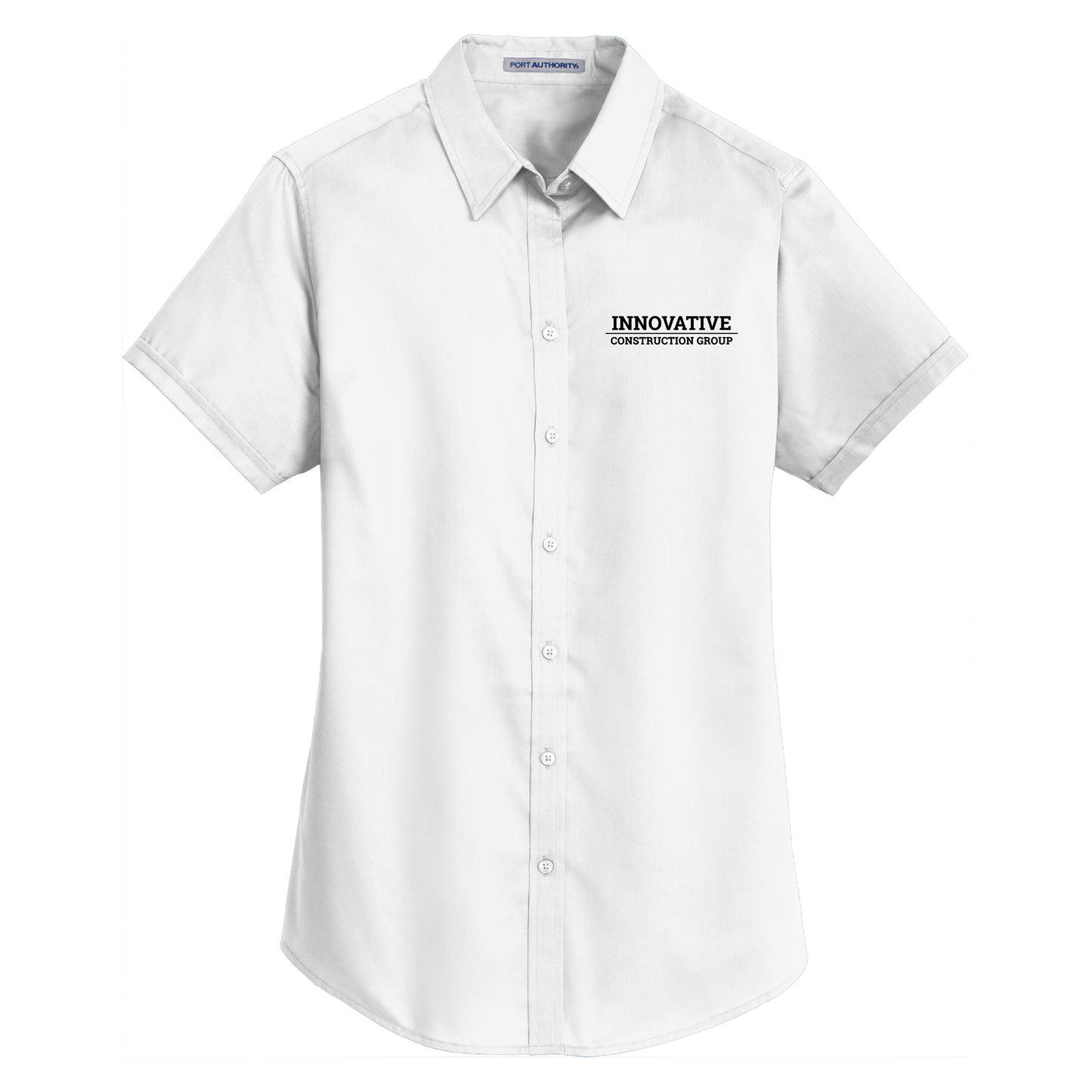 Port Authority® Ladies Short Sleeve SuperPro™ Twill Shirt