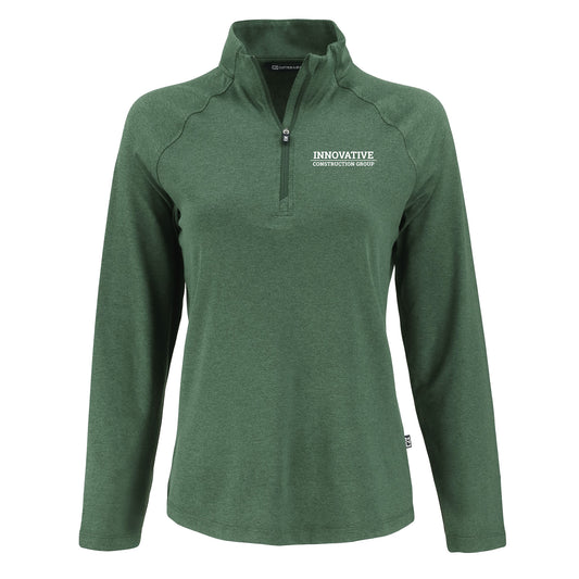 Cutter & Buck - Coastline Epic Comfort Recycled Ladies' Quarter Zip