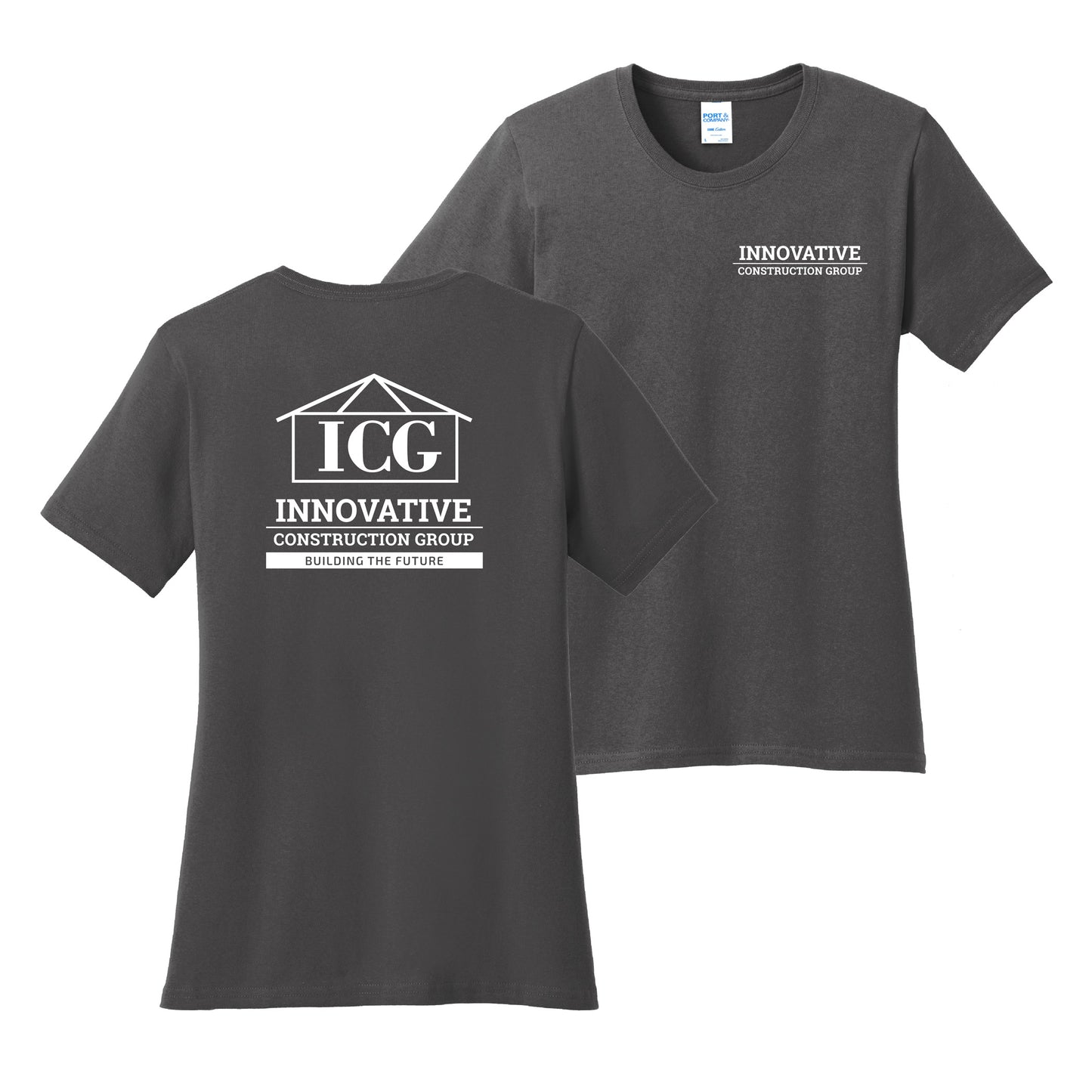 Innovative Construction Group Ladies Core Cotton Tee