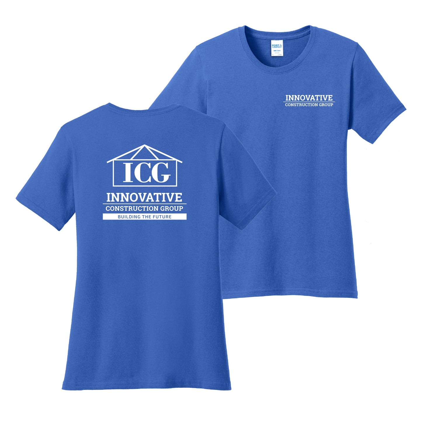 Innovative Construction Group Ladies Core Cotton Tee