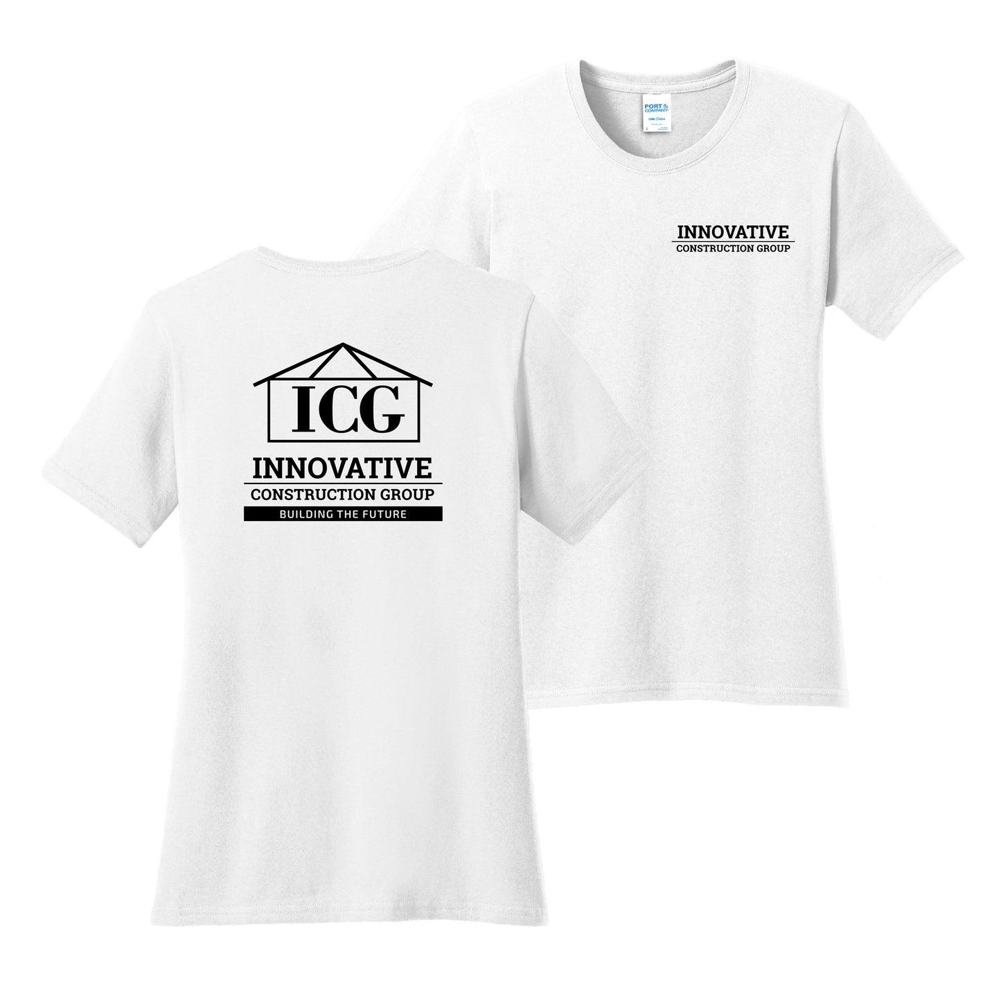 Innovative Construction Group Ladies Core Cotton Tee