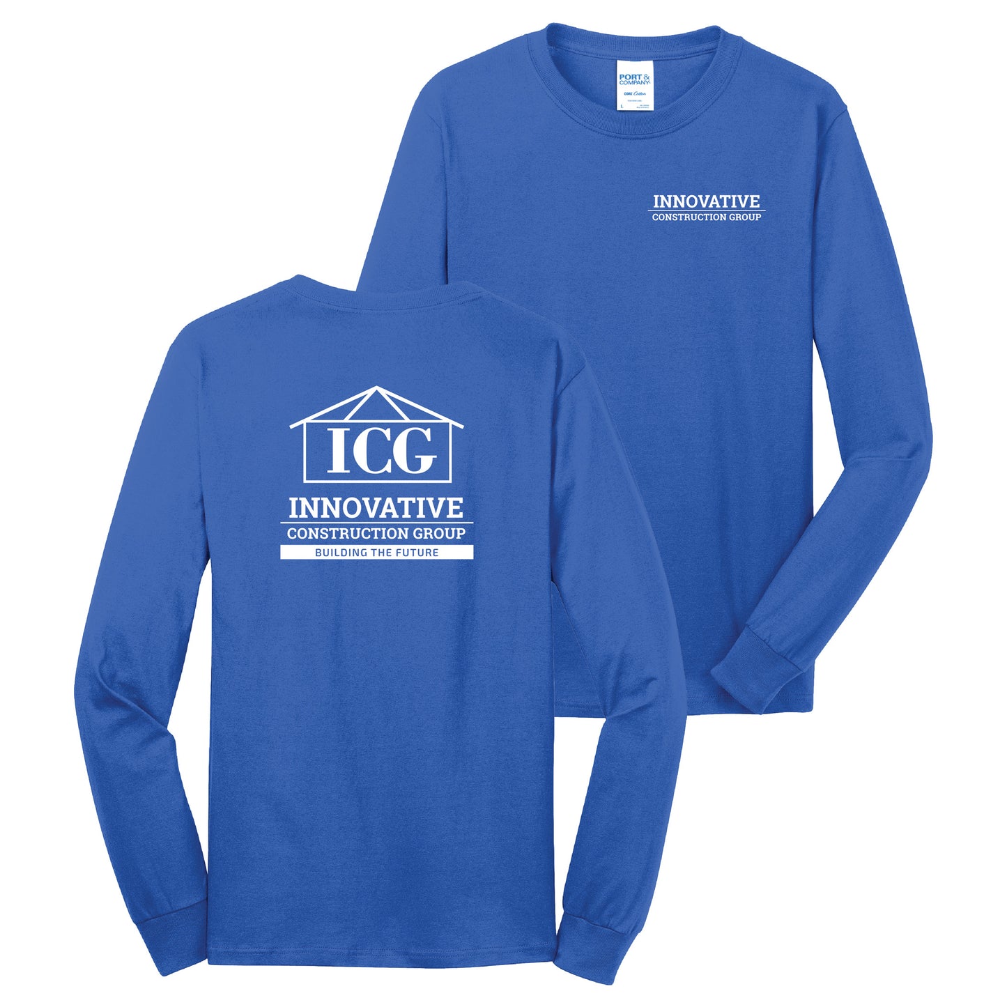 Innovative Construction Group Long Sleeve Core Cotton Tee