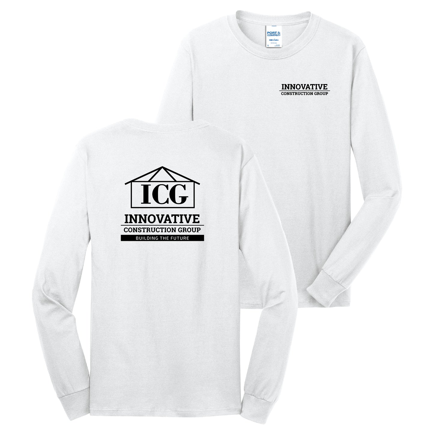 Innovative Construction Group Long Sleeve Core Cotton Tee