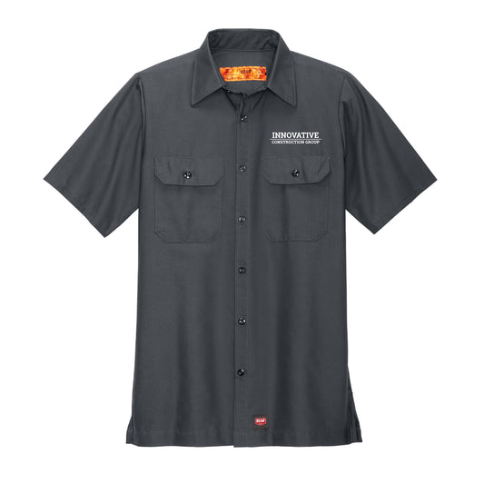 Red Kap® - Short Sleeve Solid Ripstop Shirt